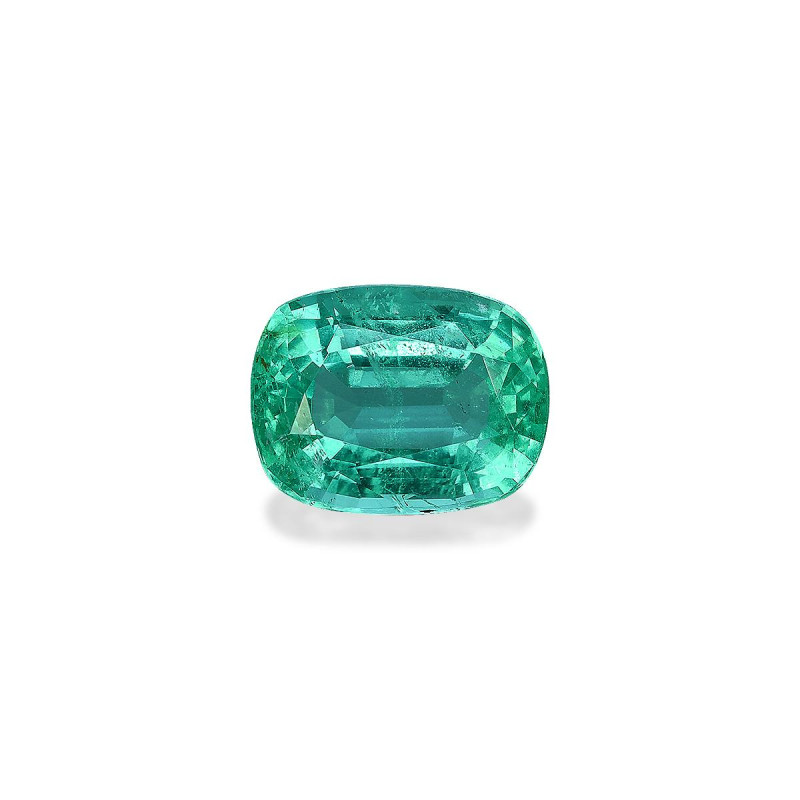 Esmeralda de Zambia taille COUSSIN Verde 2.88 carats