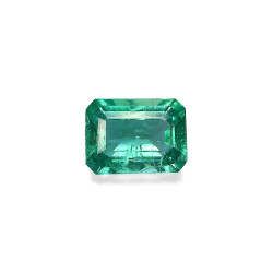 Rechthoekig geslepen Zambiaanse smaragd Groen 1,60 karaat