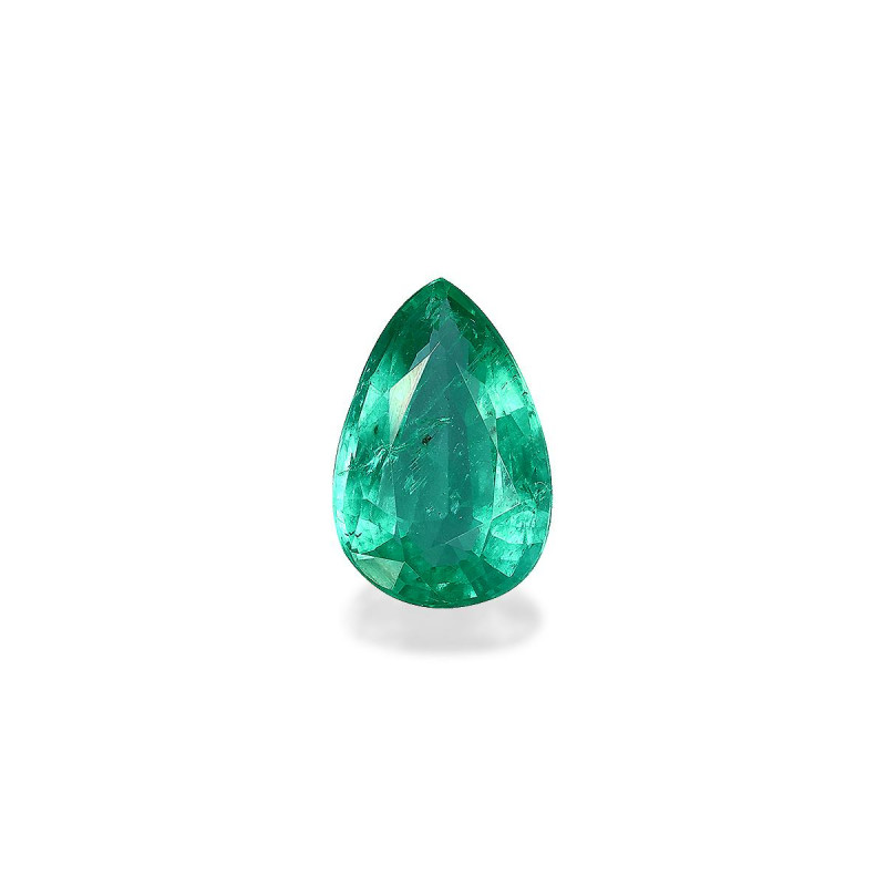Esmeralda de Zambia taille Poire Verde 1.88 carats