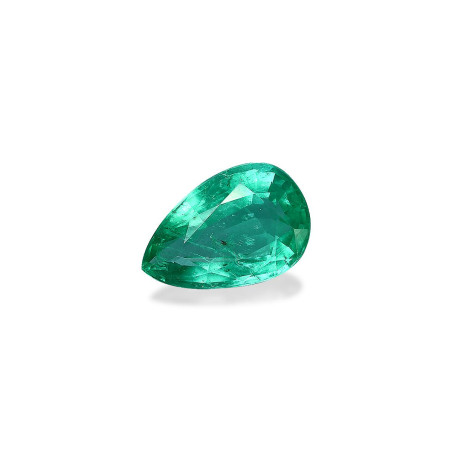 Pear-cut Zambian Emerald Green 1.88 carats