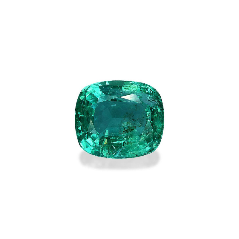 Esmeralda de Zambia taille COUSSIN Verde 3.01 carats