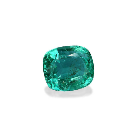 Esmeralda de Zambia taille COUSSIN Verde 3.01 carats