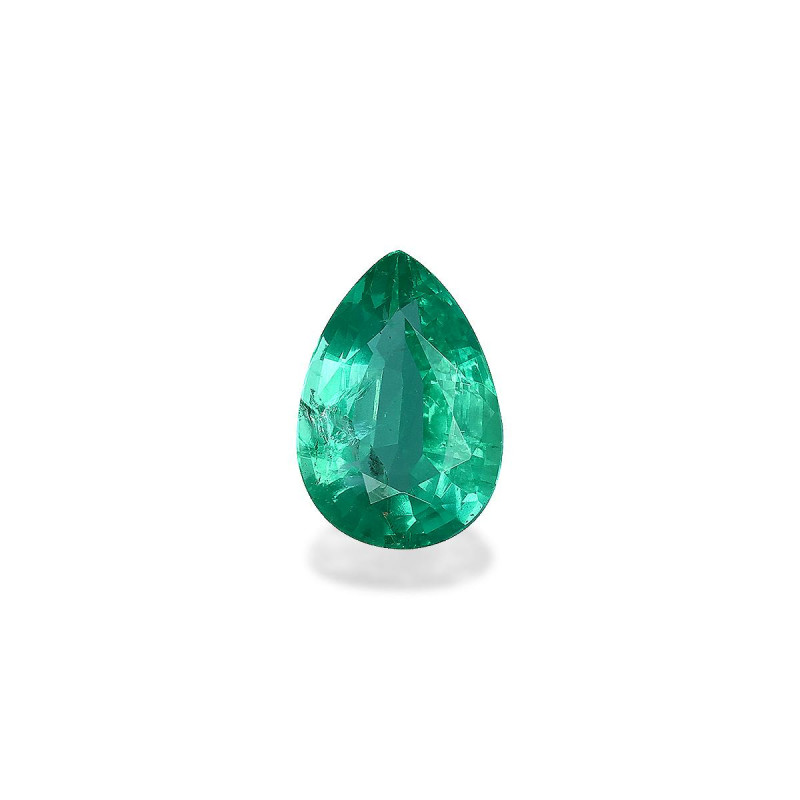 Esmeralda de Zambia taille Poire Verde 1.34 carats