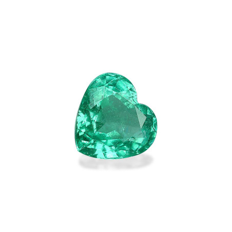 HEART-cut Zambian Emerald Green 1.12 carats