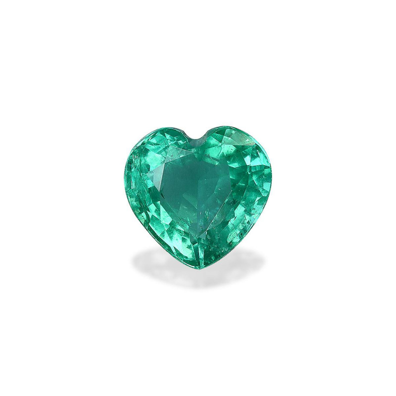 赞比亚祖母绿 taille 心脏 绿色 1.91 carats