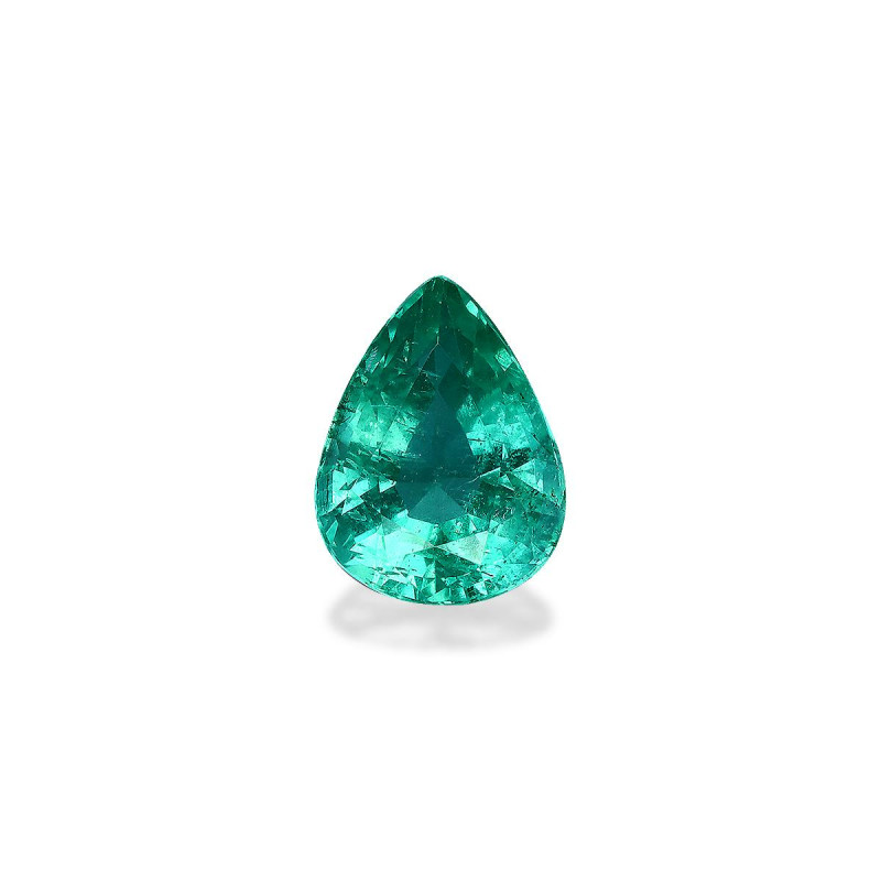 Esmeralda de Zambia taille Poire Verde 2.49 carats