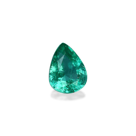 Pear-cut Zambian Emerald Green 2.49 carats