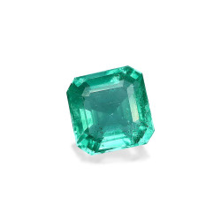 Emeraude de Zambie taille CARR&Eacute; Vert 1.54 carats