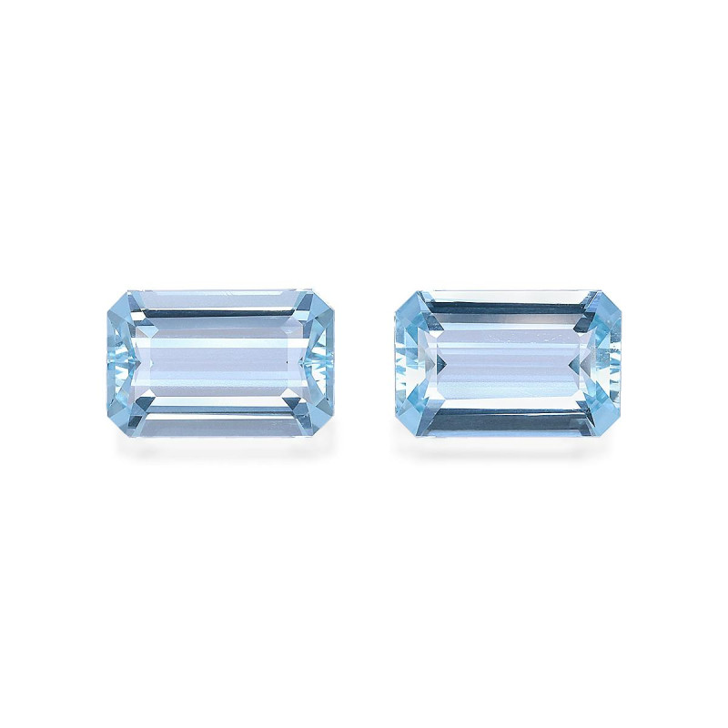 RECTANGULAR-cut Aquamarine Baby Blue 4.96 carats