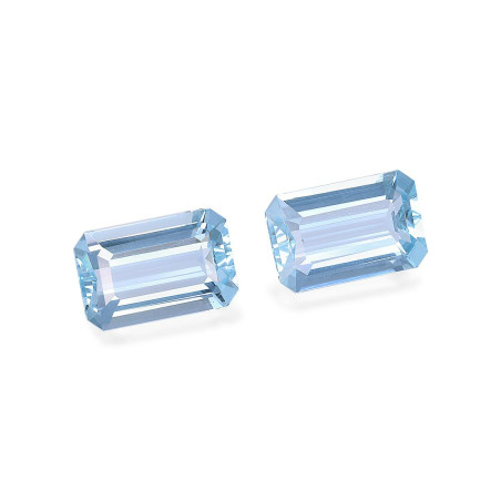 RECTANGULAR-cut Aquamarine Baby Blue 4.96 carats