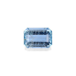 海蓝宝 taille 矩形的 蓝色 2.52 carats
