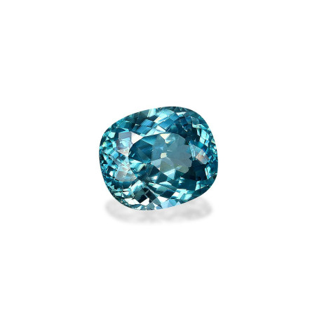 CUSHION-cut Blue Zircon Blue 13.20 carats