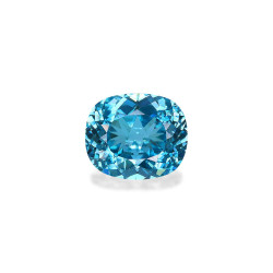 Blauwe Zirkoon kussen gesneden Blauw 7.04 karaat