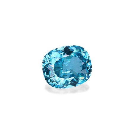 CUSHION-cut Blue Zircon Blue 7.04 carats