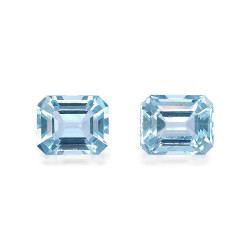 RECTANGULAR-cut Aquamarine...