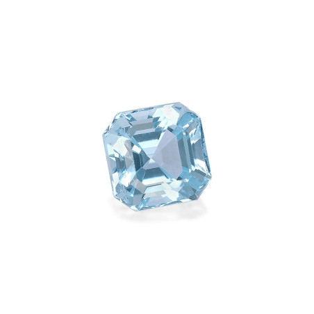 SQUARE-cut Aquamarine Baby Blue 1.38 carats