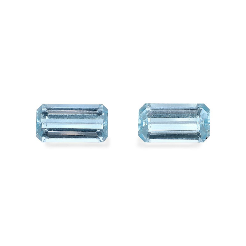 RECTANGULAR-cut Aquamarine Baby Blue 4.66 carats