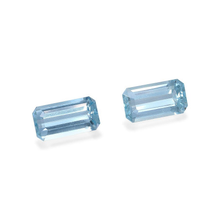 Aigue-Marine taille RECTANGULARE Baby Blue 4.66 carats