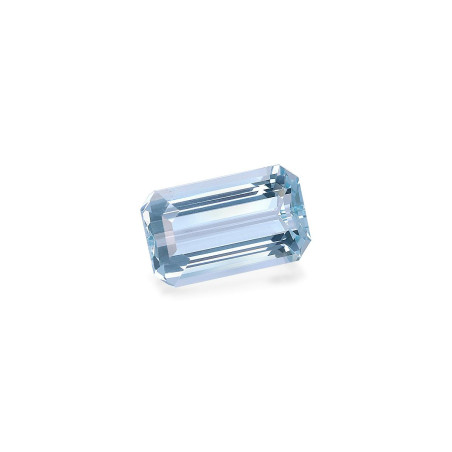 RECTANGULAR-cut Aquamarine Baby Blue 2.04 carats
