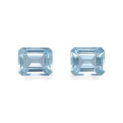 RECTANGULAR-cut Aquamarine...