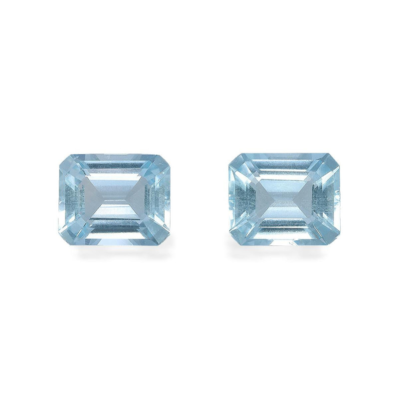RECTANGULAR-cut Aquamarine Baby Blue 3.50 carats
