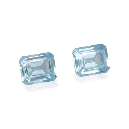 RECTANGULAR-cut Aquamarine Baby Blue 3.50 carats