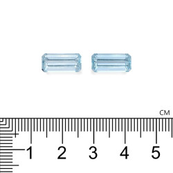 Rechthoekig geslepen Aquamarijn Baby Blauw 5,87 karaat