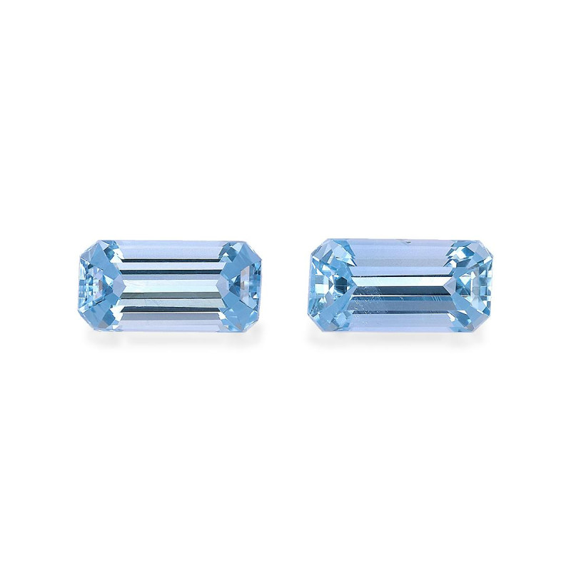 RECTANGULAR-cut Aquamarine Baby Blue 1.24 carats