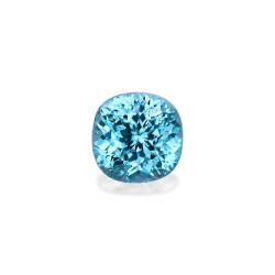 Blauwe Zirkoon kussen geslepen Blauw 6.53 karaat