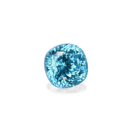 CUSHION-cut Blue Zircon Blue 6.53 carats