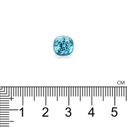 Blauwe Zirkoon kussen geslepen Blauw 6.53 karaat