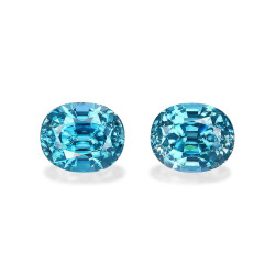 蓝锆石 taille 椭圆形 蓝色 14.86 carats
