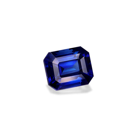 Blauer Saphir lengte RECHTECKIG Blau 2.54 karaten