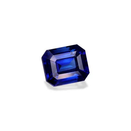 Rechthoekig geslepen blauwe saffier Blauw 2,54 karaat