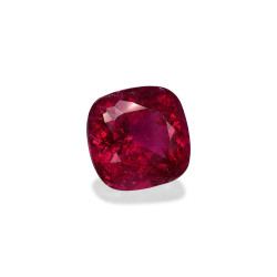 Rubelliet kussen geslepen Fuscia Roze 2,89 karaat