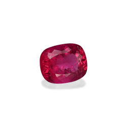 Rubelliet kussen geslepen Fuscia Roze 2,75 karaat