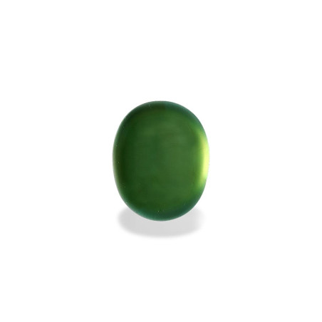 OVAL-cut prehnite Green 29.85 carats