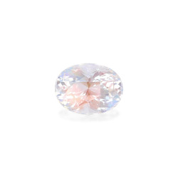 rainbow moonstone الحجم بيضاوي أبيض 7.09 