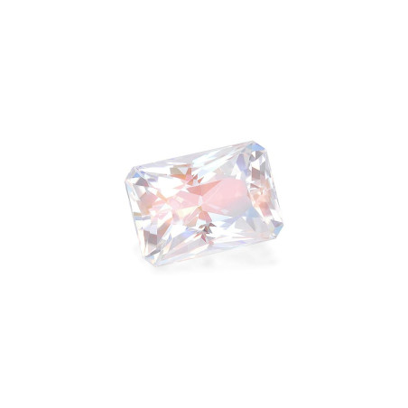 RECTANGULAR-cut rainbow moonstone White 4.79 carats