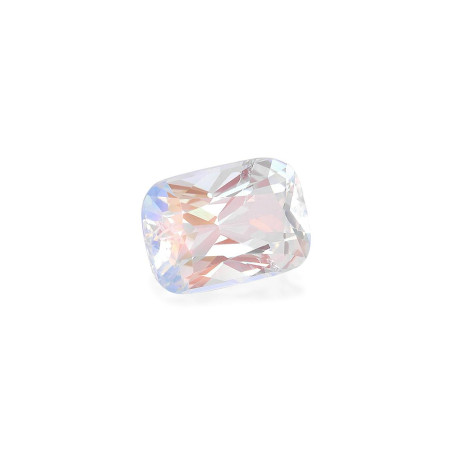 CUSHION-cut rainbow moonstone White 4.23 carats