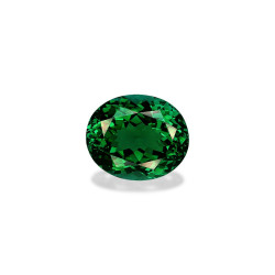 Ovale geslepen groene toermalijn van 14,86 karaat