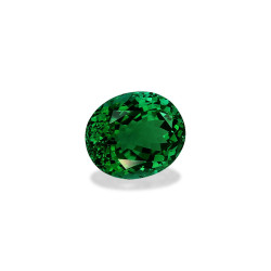 Ovale geslepen groene toermalijn van 14,86 karaat