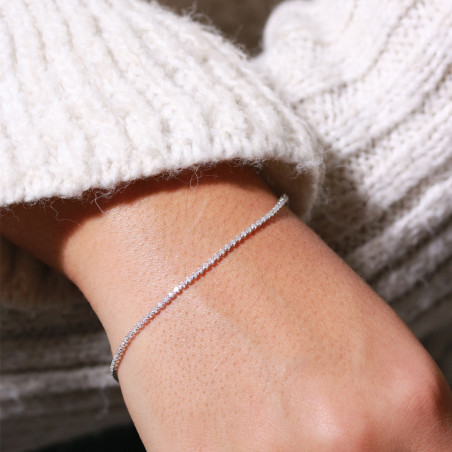 VENTE FLASH : Bracelet Rivière Diamants Naturels 1,00 Carat Platine