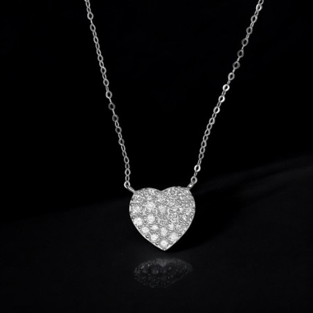 Flash Sale: Emy pendant in 18 karat white gold with natural diamonds