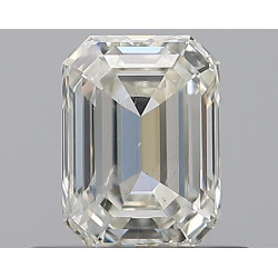 الماس على شكل زمرد بوزن 0.7 قيراط