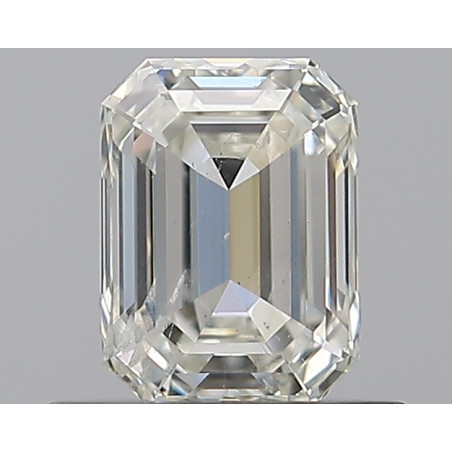 الماس على شكل زمرد بوزن 0.7 قيراط