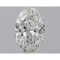 الماس على شكل بيضاوي بوزن 1.71 قيراط