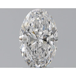 الماس على شكل بيضاوي بوزن 1.6 قيراط