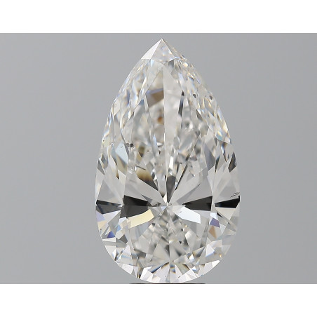 8.01-Carat Pear Shape Diamond