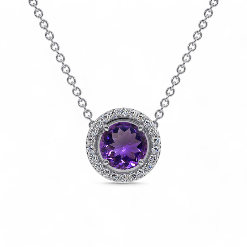 Pendentif Ma Vie Am&eacute;thyste - Collection Bijoux Celinni
